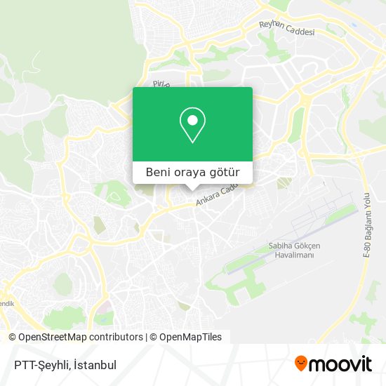 PTT-Şeyhli harita
