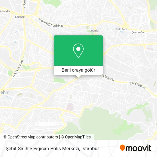 Şehit Salih Sevgican Polis Merkezi harita