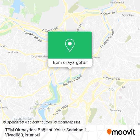 TEM Okmeydanı Bağlantı Yolu / Sadabad 1. Viyadüğü harita