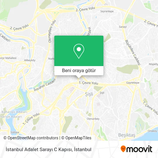 İstanbul Adalet Sarayı C Kapısı harita