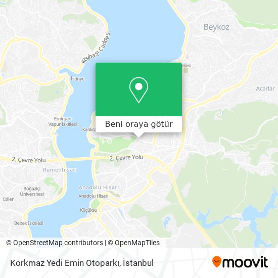 Korkmaz Yedi Emin Otoparkı harita