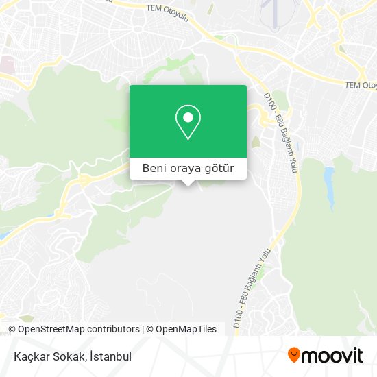 Kaçkar Sokak harita