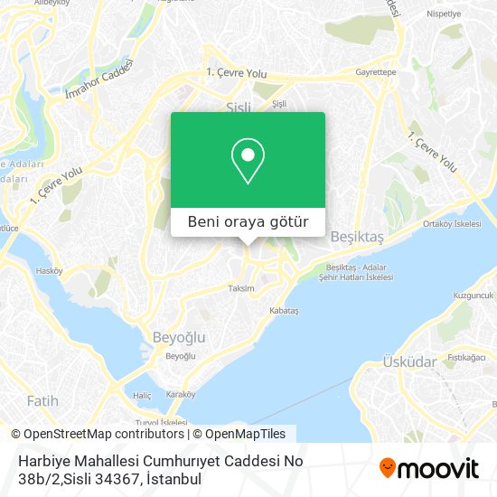 Harbiye Mahallesi Cumhurıyet Caddesi No 38b / 2,Sisli 34367 harita