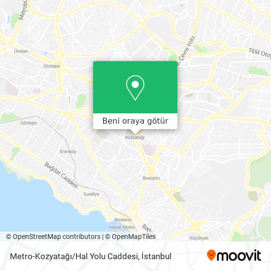 Metro-Kozyatağı / Hal Yolu Caddesi harita