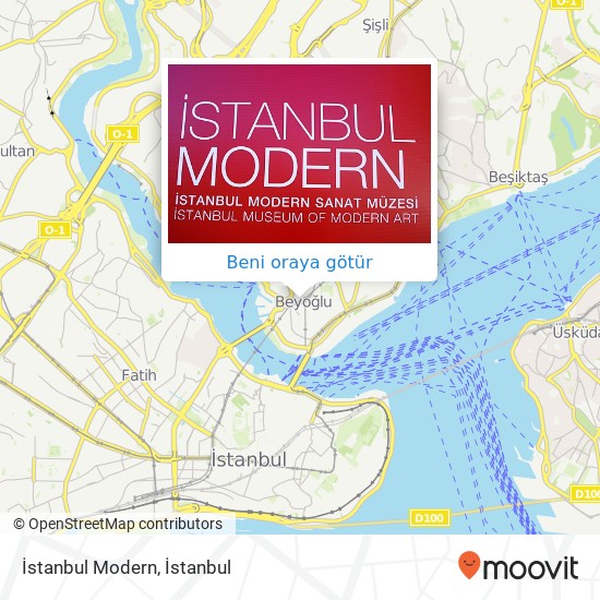 İstanbul Modern harita
