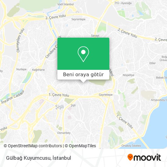 Gülbağ Kuyumcusu harita