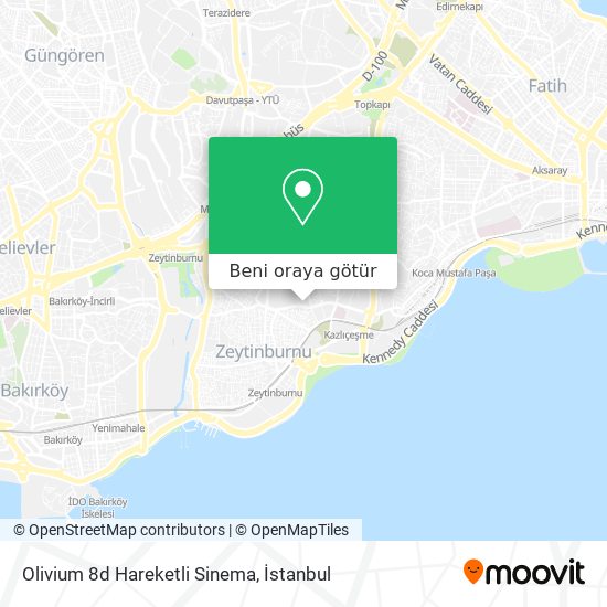 Olivium 8d Hareketli Sinema harita
