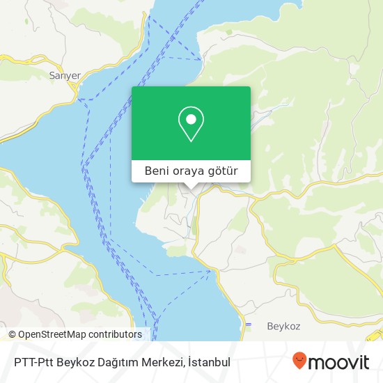 PTT-Ptt Beykoz Dağıtım Merkezi harita