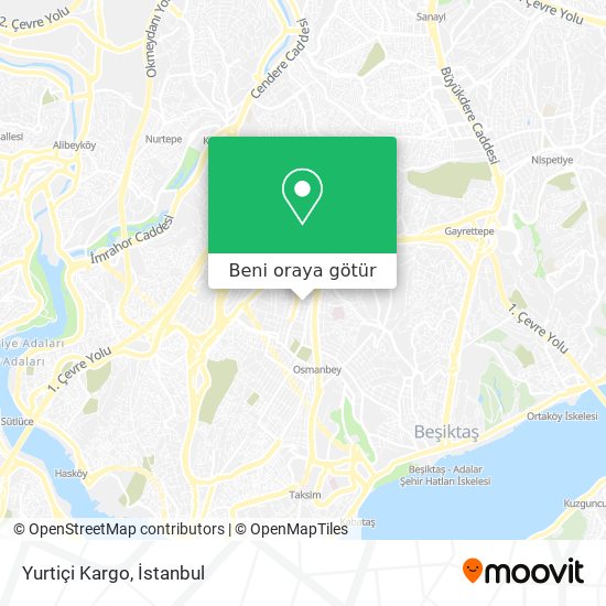 Yurtiçi Kargo harita