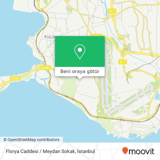 Florya Caddesi / Meydan Sokak harita