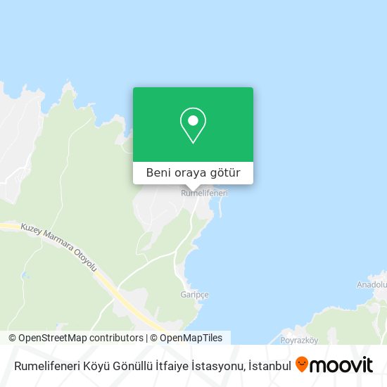 Rumelifeneri Köyü Gönüllü İtfaiye İstasyonu harita