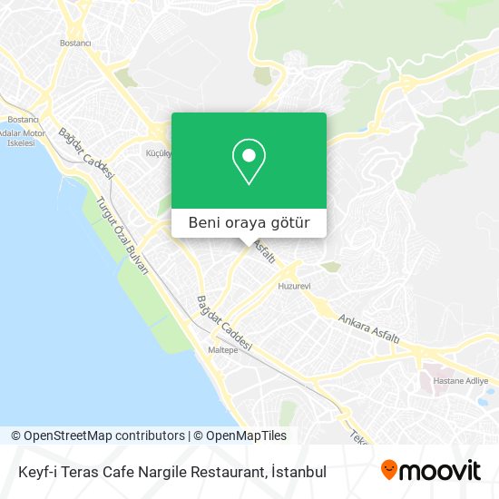 Keyf-i Teras Cafe Nargile Restaurant harita