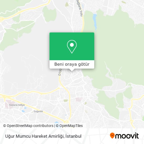 Uğur Mumcu Hareket Amirliği harita