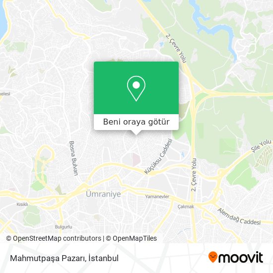 Mahmutpaşa Pazarı harita