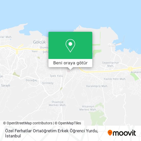 Özel Ferhatlar Ortaöğretim Erkek Öğrenci Yurdu harita
