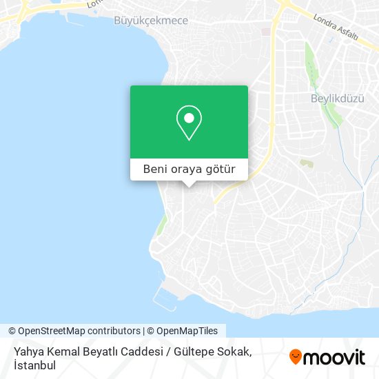 Yahya Kemal Beyatlı Caddesi / Gültepe Sokak harita