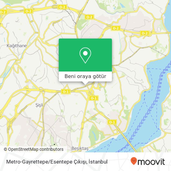 Metro-Gayrettepe / Esentepe Çıkışı harita