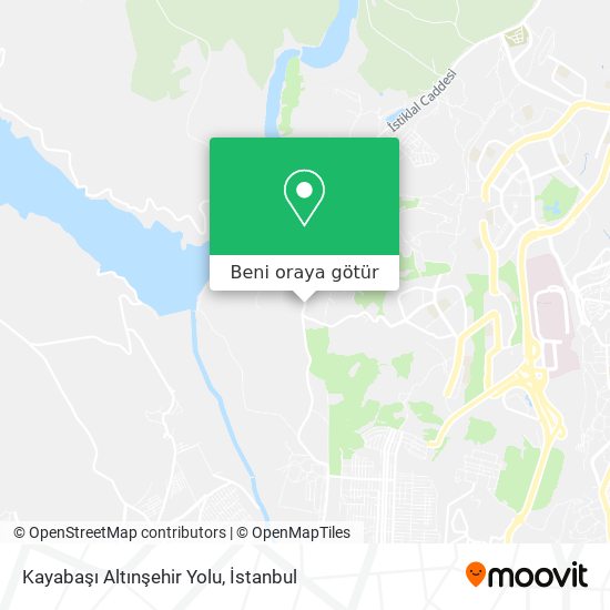 Kayabaşı Altınşehir Yolu harita