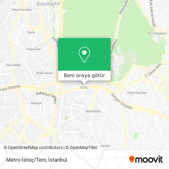 Metro-İstoç/Tem harita