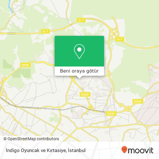 İndigo Oyuncak ve Kırtasiye harita