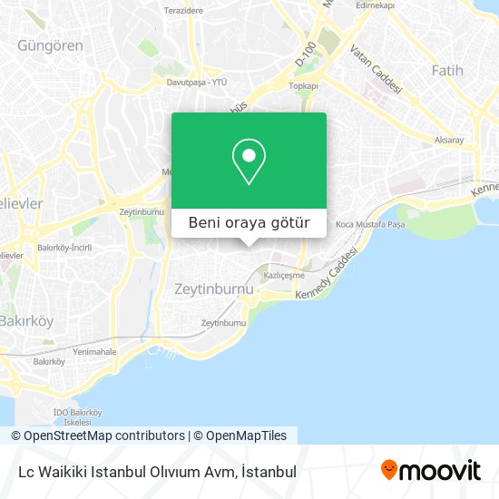 Lc Waikiki Istanbul Olıvıum Avm harita