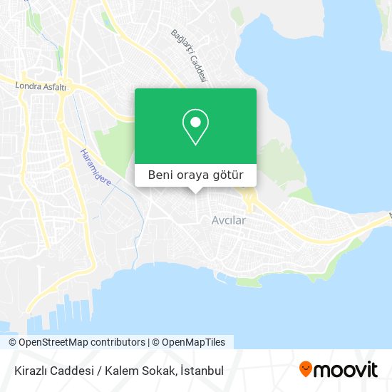 Kirazlı Caddesi / Kalem Sokak harita