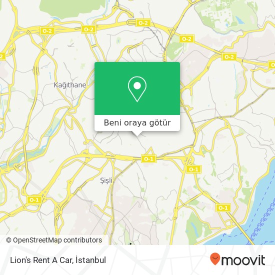 Lion's Rent A Car harita