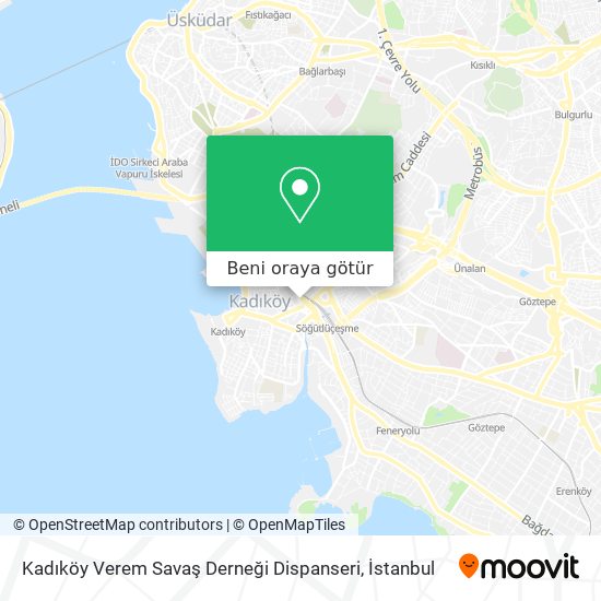 Kadıköy Verem Savaş Derneği Dispanseri harita
