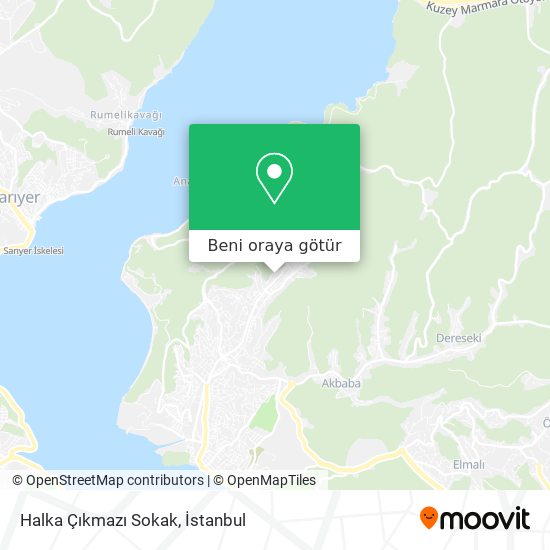 Halka Çıkmazı Sokak harita