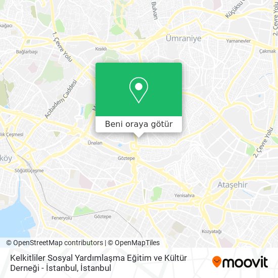 Kelkitliler Sosyal Yardımlaşma Eğitim ve Kültür Derneği - İstanbul harita