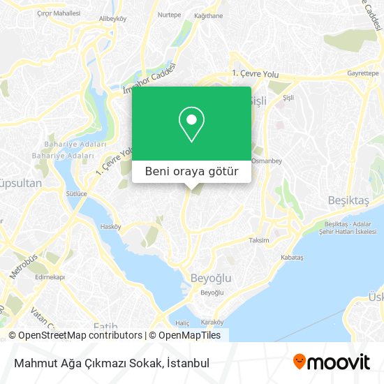 Mahmut Ağa Çıkmazı Sokak harita