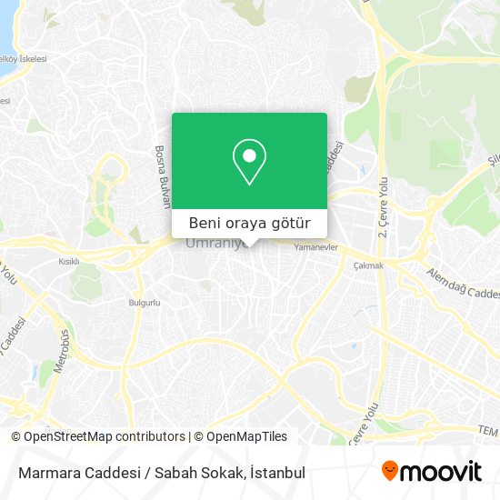 Marmara Caddesi / Sabah Sokak harita