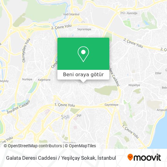 Galata Deresi Caddesi / Yeşilçay Sokak harita