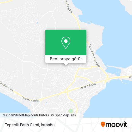 Tepecik Fatih Cami harita