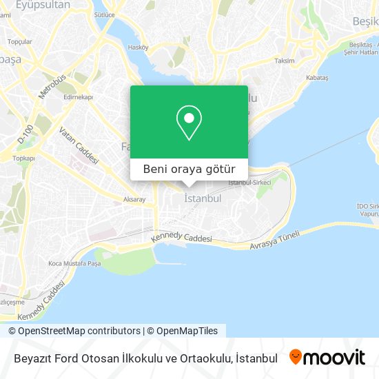 Beyazıt Ford Otosan İlkokulu ve Ortaokulu harita