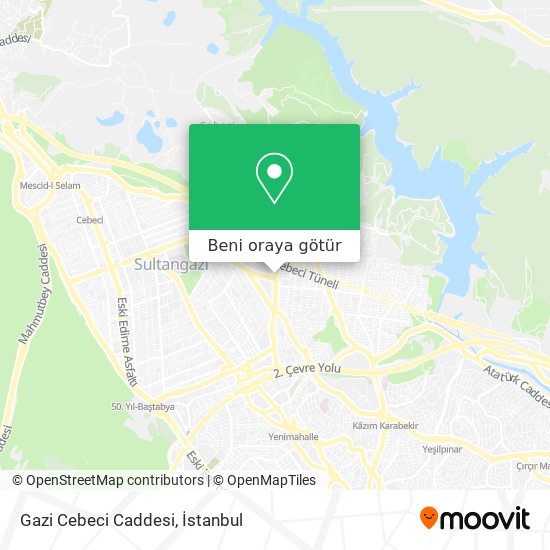 Gazi Cebeci Caddesi harita