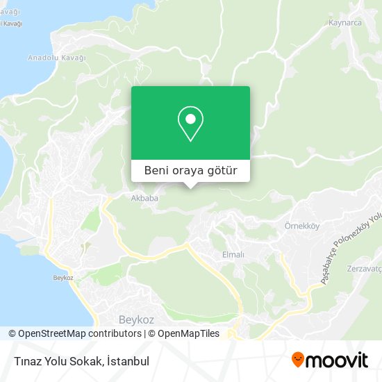 Tınaz Yolu Sokak harita