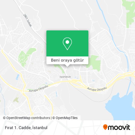 Fırat 1. Cadde harita