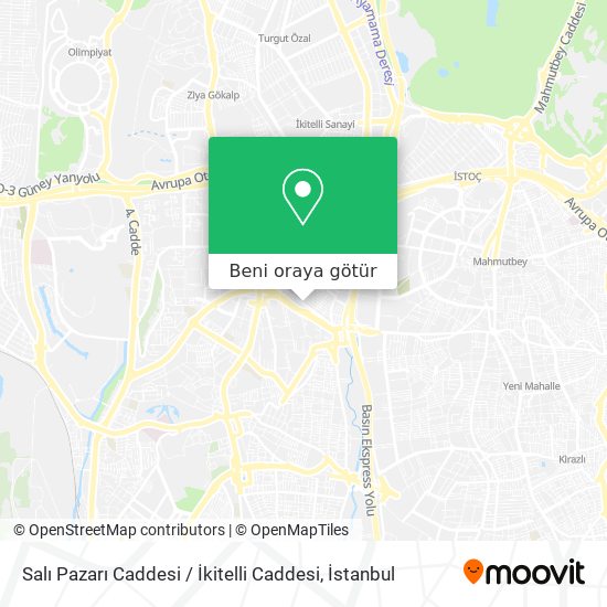 Salı Pazarı Caddesi / İkitelli Caddesi harita