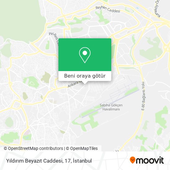 Yıldırım Beyazıt Caddesi, 17 harita