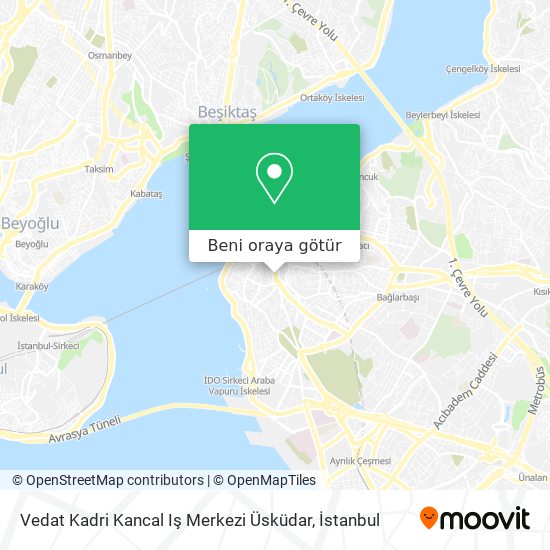 Vedat Kadri Kancal Iş Merkezi Üsküdar harita