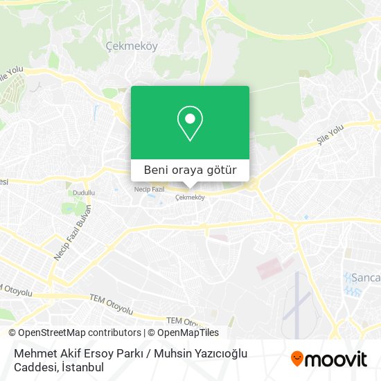 Mehmet Akif Ersoy Parkı / Muhsin Yazıcıoğlu Caddesi harita