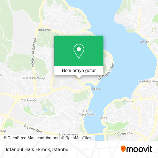 İstanbul Halk Ekmek harita