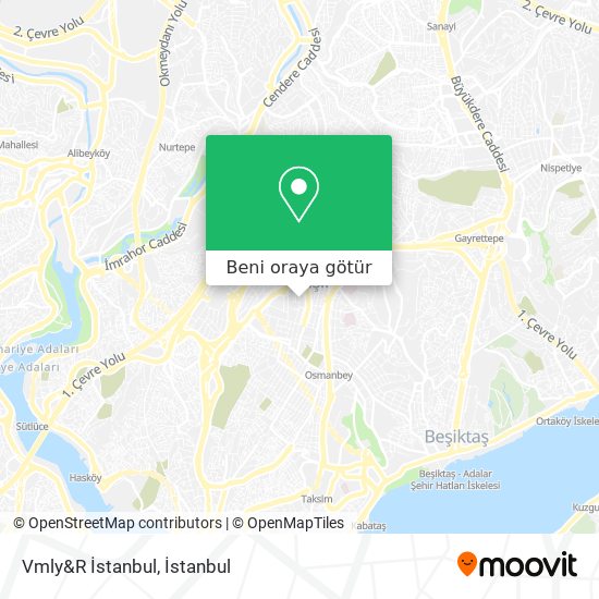 Vmly&R İstanbul harita