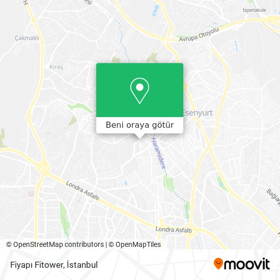 Fiyapı Fitower harita