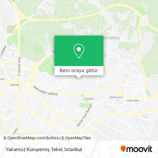 Yakamoz Kuruyemiş Tekel harita