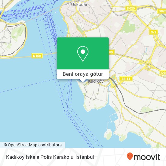 Kadıköy Iskele Polis Karakolu harita