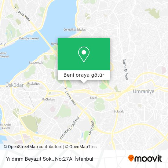Yıldırım Beyazıt Sok., No:27A harita