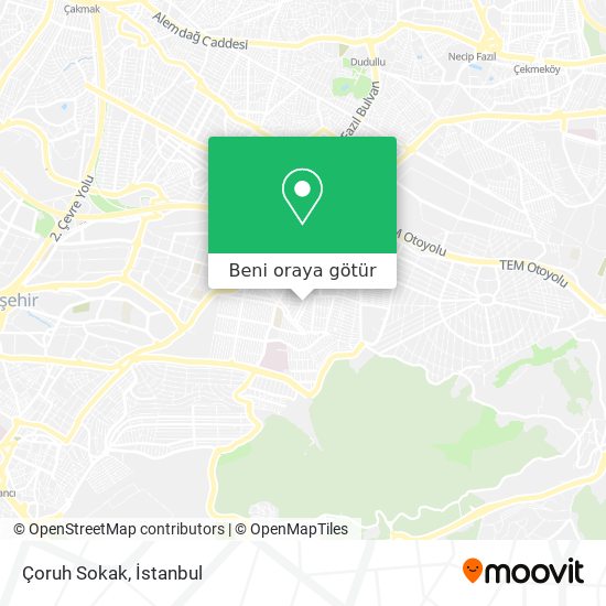 Çoruh Sokak harita