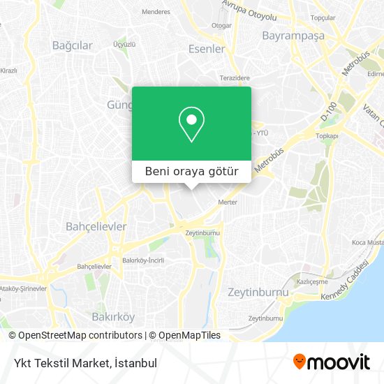 Ykt Tekstil Market harita